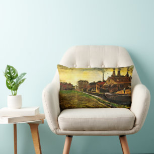 Eisenmühle in Den Haag von Vincent van Gogh Lendenkissen
