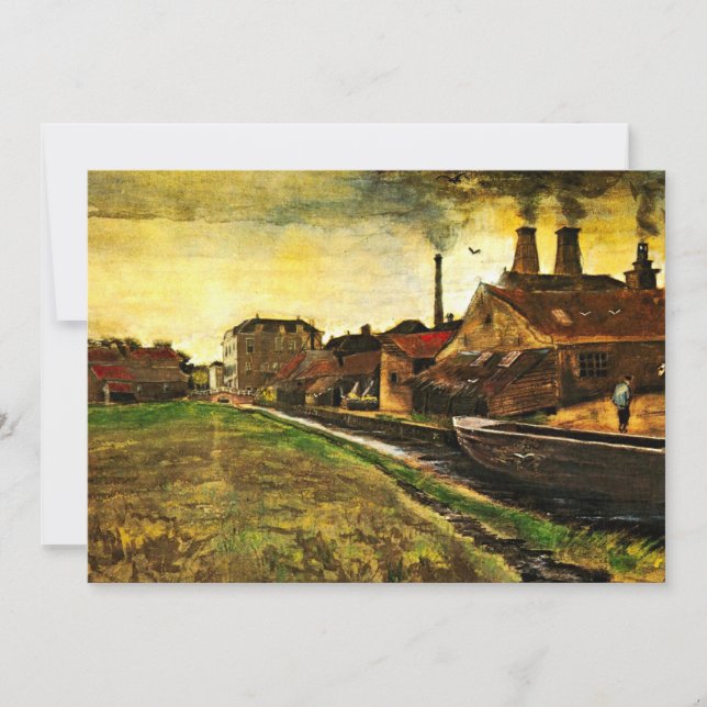 Eisenmühle von Vincent van Gogh in Den Haag (Vorderseite)