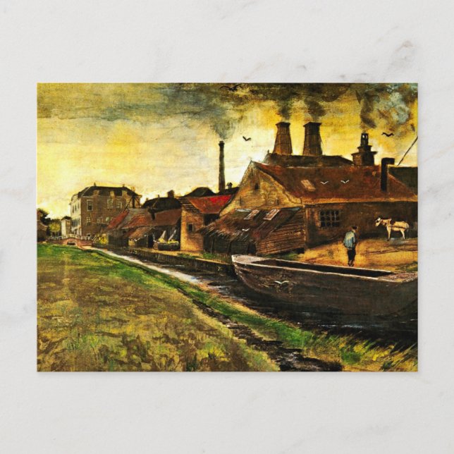 Eisenmühle von Vincent van Gogh in Den Haag Postkarte (Vorderseite)