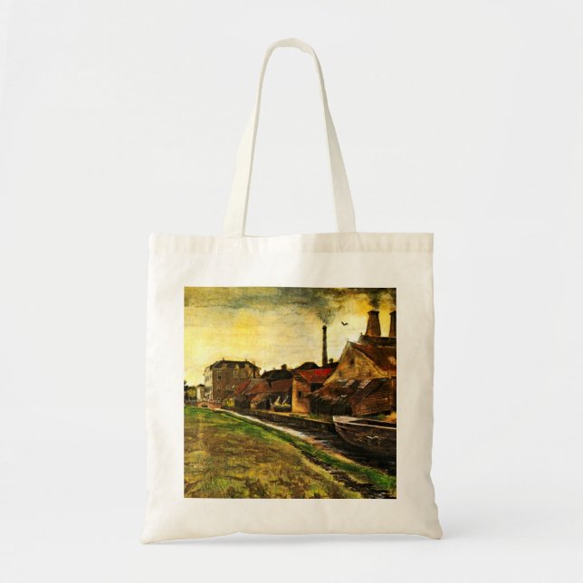 Eisenmühle von Vincent van Gogh in Den Haag Tragetasche (Vorne)