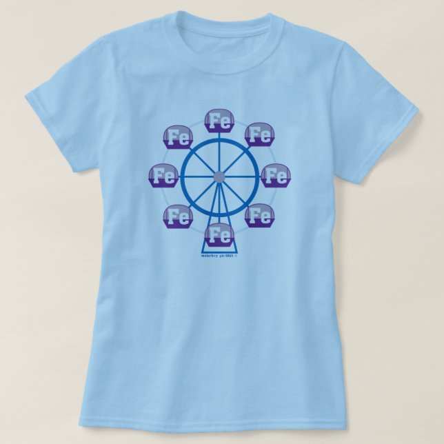 Eisenrad-Wortspiel T-Shirt (Design vorne)