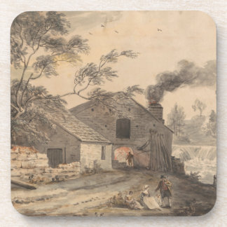 Eisenschmiede am Fluss Kent, Westmorland - Sandby Getränkeuntersetzer