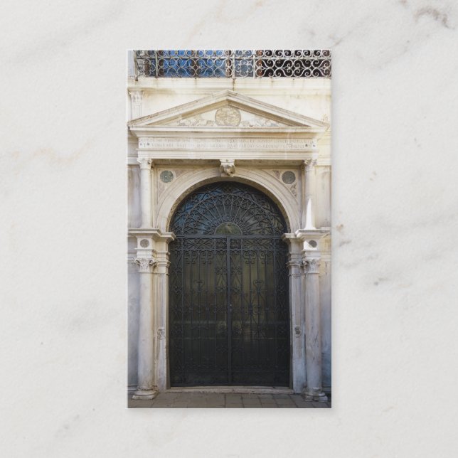 Eisentür Visitenkarte (Vorderseite)