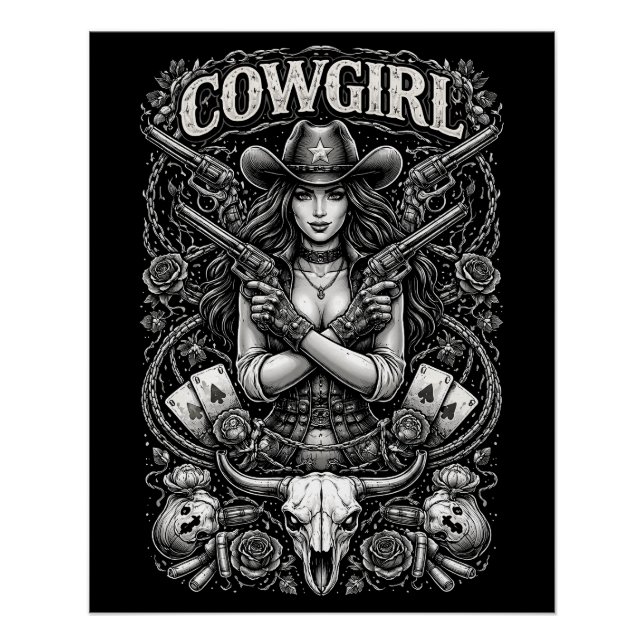 Eiserne Cowgirl Poster (Vorderseite)