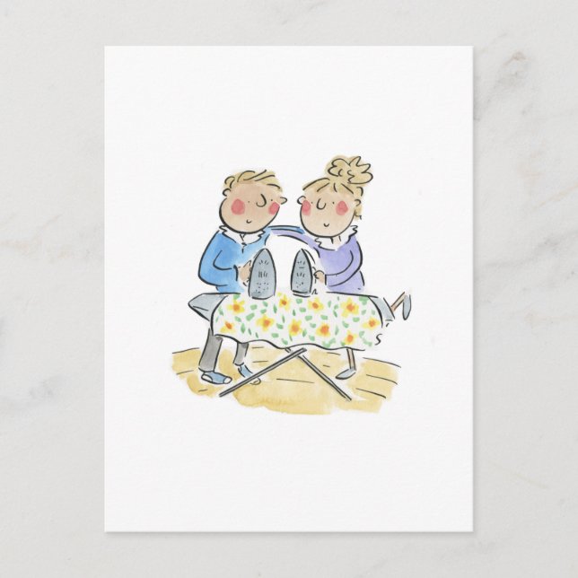 Eiserne Hochzeit Postkarte (Vorderseite)