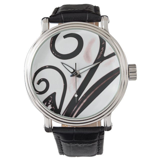 Eiserne Pflanze Armbanduhr (Vorderseite)