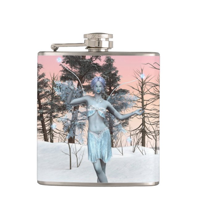 Eisfee Flachmann (Vorderseite)