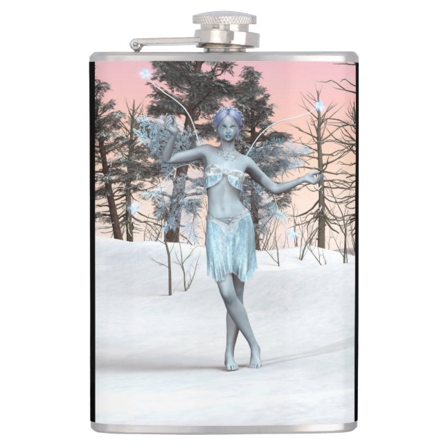 Eisfee Flachmann (Vorderseite)