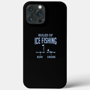 Eisfischarten, Eisfischerei auf Eisanglerflagge Case-Mate iPhone Hülle