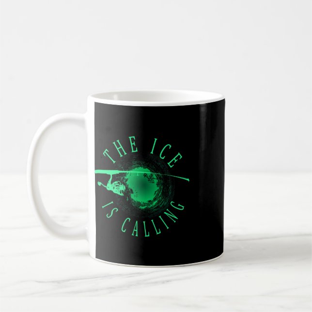 Eisfischen - Das Eis ruft - Eisfischer  Kaffeetasse (Links)