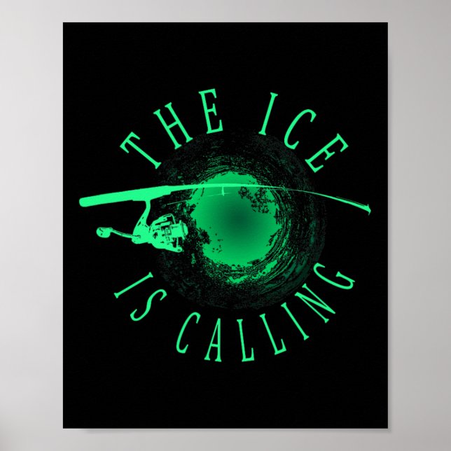 Eisfischen - Das Eis Ruft - Eisfischer  Poster (Vorne)