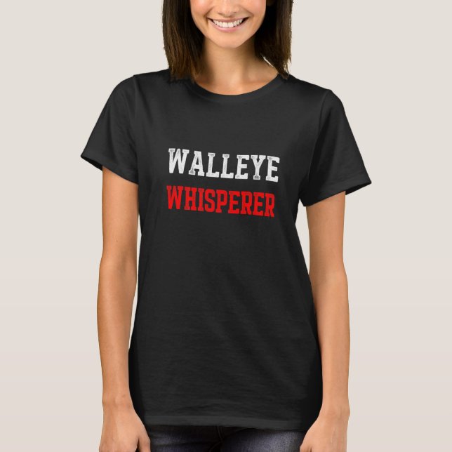 Eisfischen Glücklicher Angler 68 T-Shirt (Vorderseite)