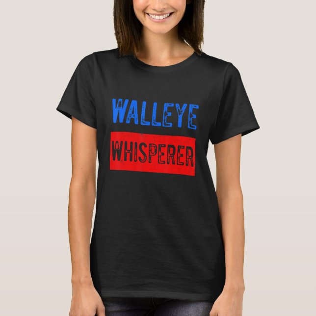 Eisfischen Glücklicher Fischer  69 T-Shirt (Vorderseite)