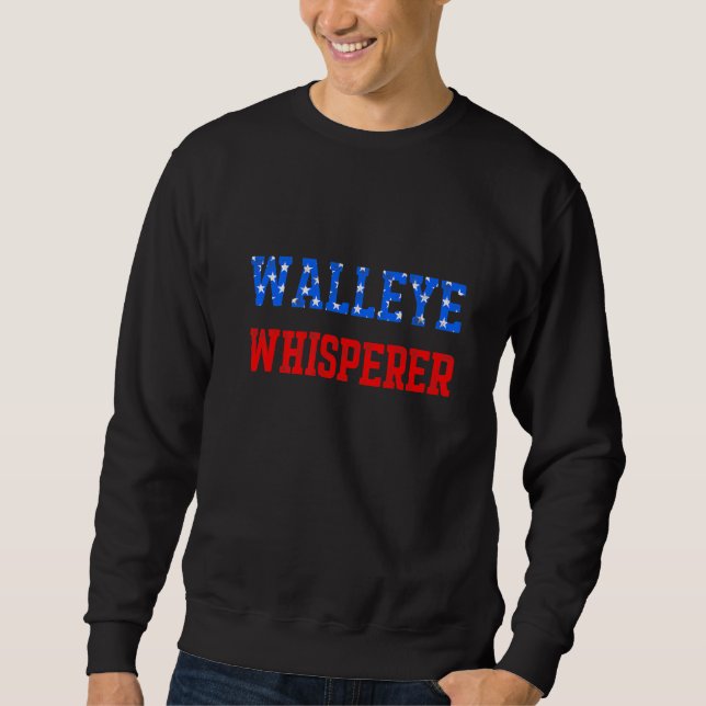 Eisfischen Glückspilz Fischer 83 Sweatshirt (Vorderseite)