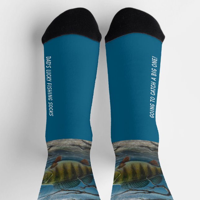 Eisfischen nach Barschen Socken (Oben)
