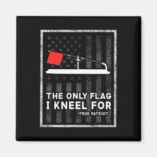 Eisfischen Tip Up Die einzige Flagge, für die ich Magnet