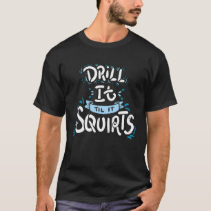 Eisfischen treiben, bis es dringt T-Shirt