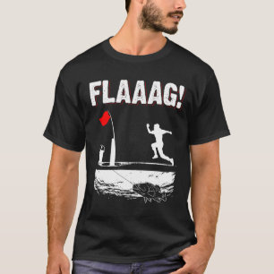 Eisfischerei-Signalflaggen-Lauf für Eisfischerei-F T-Shirt