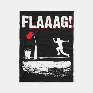 Eisfischerei-Spitzen-Flagge-Lauf für Eisfischerei- Fleecedecke