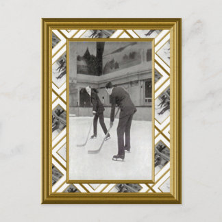 Eishockey, 1920 postkarte