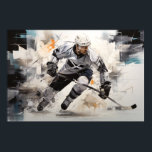 Eishockey Action Sport Malerei Abstrakt Art Deco Poster<br><div class="desc">Eishockey Action Sport Malerei Abstrakte Art Decor. Eine phantastische Malerei,  die den Geist der Herausforderung und des Perfektionismus hervorhebt.</div>