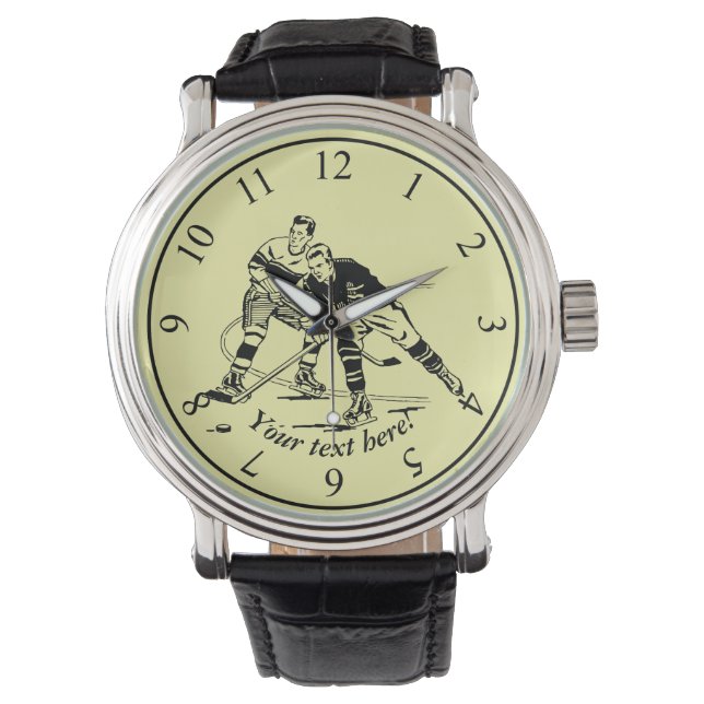 Eishockey Armbanduhr (Vorderseite)