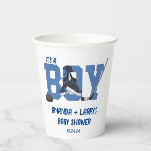 Eishockey-Baby-Dusche Pappbecher