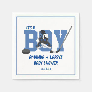 Eishockey-Baby-Party Serviette