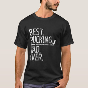 Eishockey Bester Puckender Vater Aller Zeiten Dadd T-Shirt