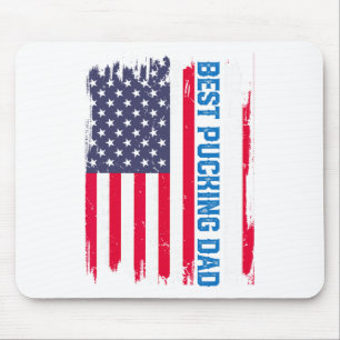 Eishockey Bester Pucking Vater Usa Amerikanische F Mousepad