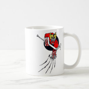 Eishockey-Biest-Torhüter-Katze-Goaltender-Männer-F Kaffeetasse