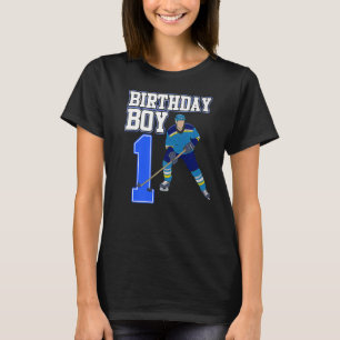 Eishockey Boy 1st Birthday Sport Player Coach Gr T-Shirt
