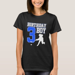 Eishockey Boy 3. Geburtstag Sport Player Coach Gr T-Shirt