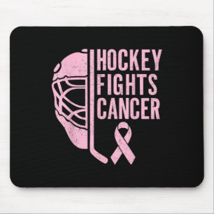 Eishockey Breast Cancer Awareness Player Pink Spo Mousepad
