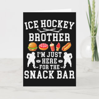 Eishockey Bruder Snack Byr Eishockey Spieler Bro Karte