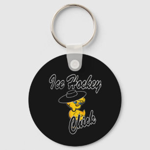Eishockey Chick #4 Schlüsselanhänger