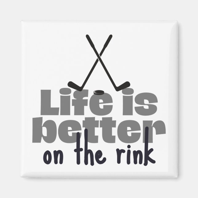 Eishockey: Das Leben ist besser auf der Spur. Magnet (Vorne)