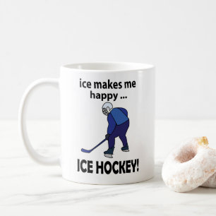 Eishockey-Eis macht mich glücklich Eishockey Kaffeetasse
