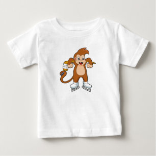 Eishockey-Eishockey-Eishockeystick Baby T-shirt