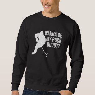 Eishockey Eishockey Puck Kumpel Sweatshirt
