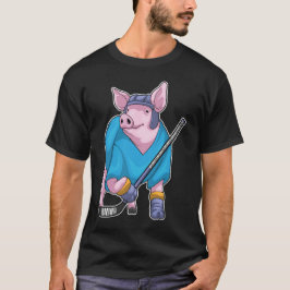 Eishockey-Eishockeystick T-Shirt