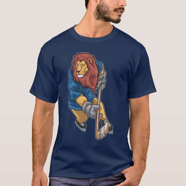Eishockey-Eishockeystick T-Shirt (Vorderseite)