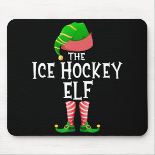 Eishockey Elf Matching Family Group Weihnachtsfeie Mousepad