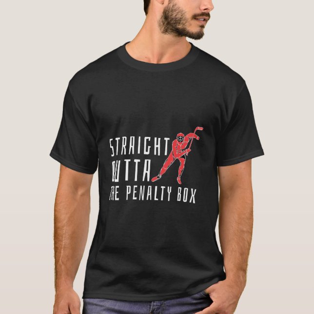 Eishockey Enforcer Penalty Box Hockey T-Shirt (Vorderseite)