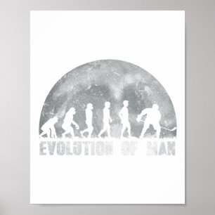 Eishockey-Evolution für Eishockeyspieler Poster