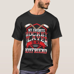 Eishockey-Favorit Hockey Player Friend T-Shirt