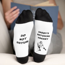 Eishockey & Fun Text Socks
