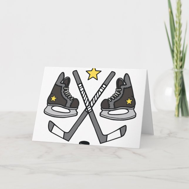 . Eishockey Gear Karte (Vorderseite)