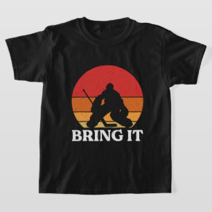 Eishockey Goalie bringen es T-Shirt