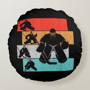 Eishockey Goalie Hockey Player Rundes Kissen